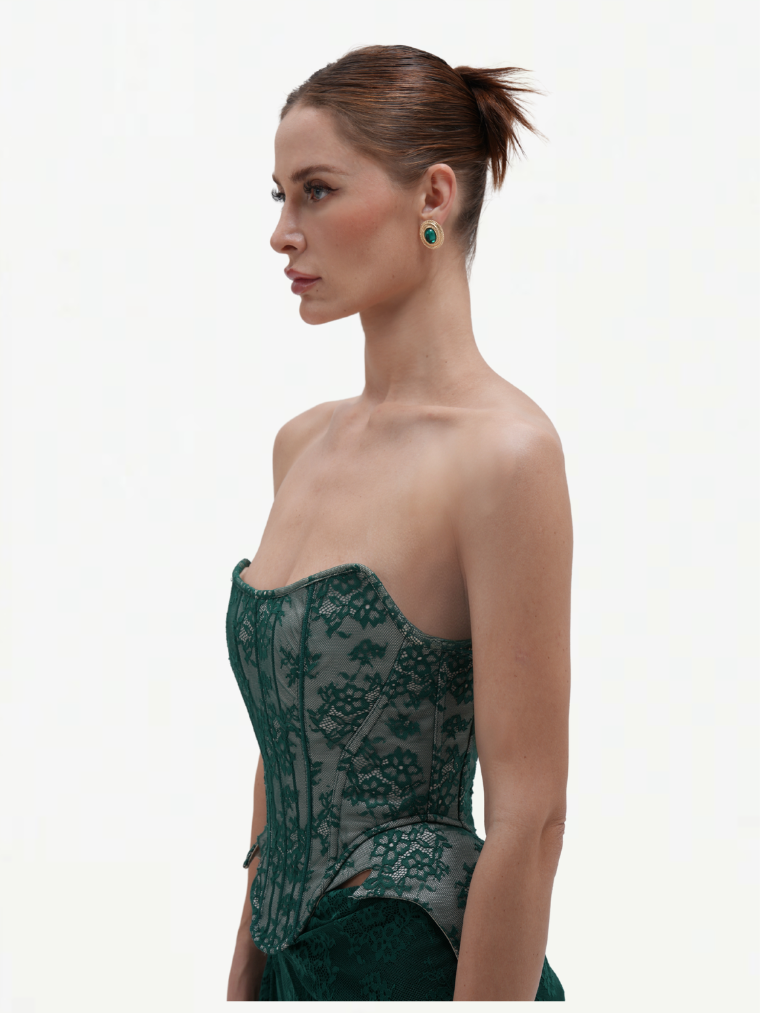 Emerald Luxe Corset