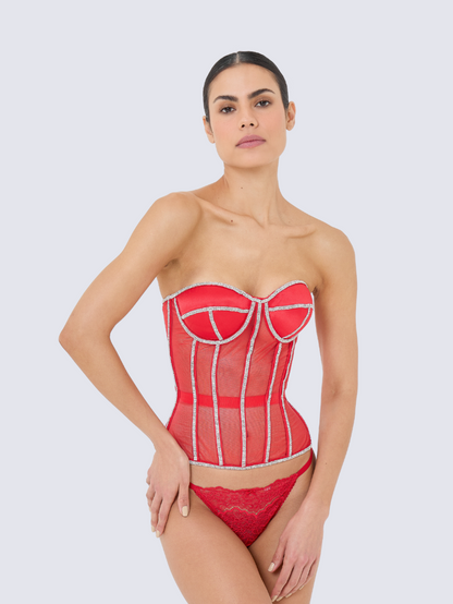 Σουτιέν Secret Form με στρας κόκκινο