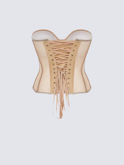 Σουτιέν Secret Form με στρας μπεζ