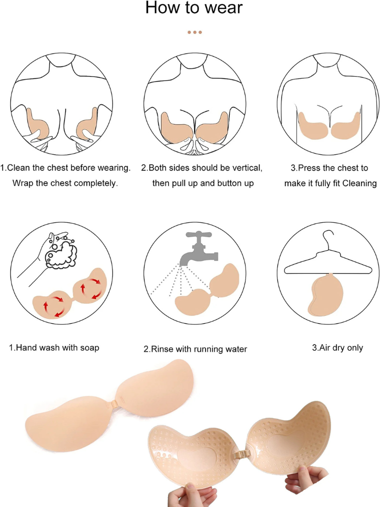 Adhesive Invisible Bra