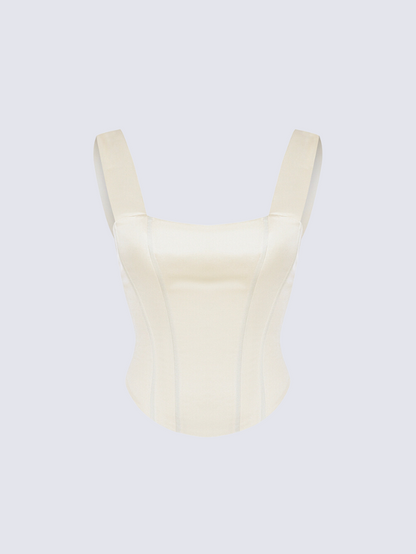 White Sia corset