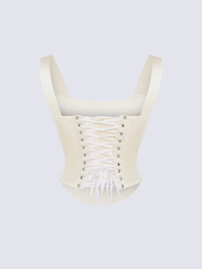 White Sia corset