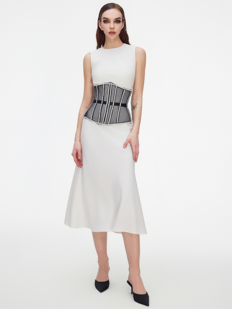 Cape with rhinestones black