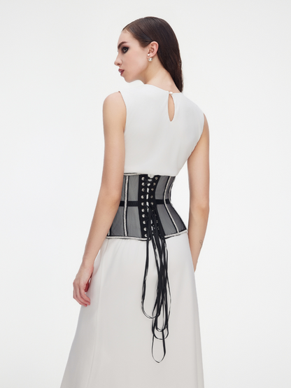 Cape with rhinestones black